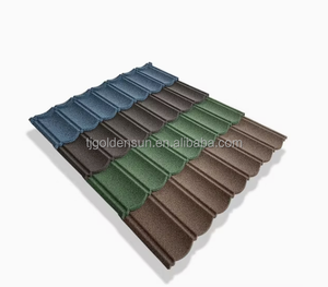 Tuiles enduites de pierre compatibles solaires Conception d'<span class=keywords><strong>ardoise</strong></span> de bronze, toit frais économiseur d'énergie Garantie limitée de 50 ans - Product Image 3