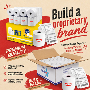 กระดาษม้วนความร้อน Sailing Thermal-Pos-Paper-Rolls 80×50 55Gsm กระดาษความร้อน 80X80มม. 55Gsm / ปลอดสาร BPA - Product Image 5