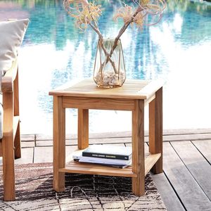 Table d'appoint convertible double de style Adirondack Table d'appoint rectangulaire résistante aux intempéries pour meubles de maison et d'hôtel - Product Image 5