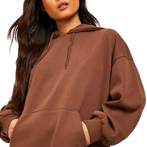 Chándal con estampado 3D para mujer con logotipo personalizado, conjunto de 2 piezas, ropa deportiva, pantalones de chándal de algodón de gran tamaño y Sudadera con capucha para invierno - Product Image 5