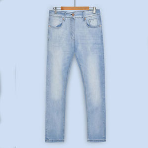 Pantalons en jean confortables pour hommes, tendance, style streetwear/casual personnalisé, respirant, uni, prix de gros raisonnable pour l'hiver - Product Image 1