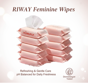 Lingettes féminines exfoliantes naturelles OEM, lingettes intimes douces non irritantes au pH équilibré, lingettes hygiéniques féminines biodégradables non tissées - Product Image 2