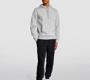 Sudaderas con Capucha Lisas de Manga Larga de Felpa de Algodón de 450 GSM, Personalizadas con Logotipo OEM, Venta al por Mayor de Fábrica, para Hombre - Product Image 4