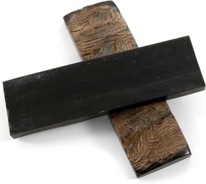 Placa de Cuerno de Búfalo con Marco Natural y Pulido, Decoración Ecológica para el Hogar de Crescent Crafts - Product Image 2