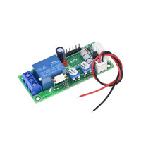 Module de déclenchement par capteur de vibration Taidacent DC 12V pour système d'alarme DIY, capteur de choc, module de relais avec temporisation réglable