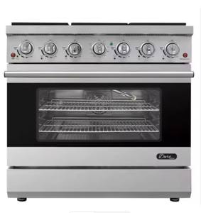 NUEVO Horno de Convección Du Ro Kitchen de Acero Inoxidable, a Gas y Eléctrico, Independiente, para Uso en Restaurantes, 5.5 Cu. Estufa de 4 Quemadores - Product Image 2