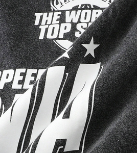 Sweat-shirt court ample vintage personnalisé pour homme, de haute qualité, avec impression de lettres sur écran, délavé et vieilli - Product Image 4