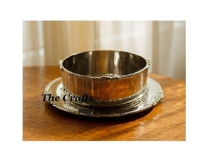 Design merveilleux en acier inoxydable deux bol à chocolat avec assiette pour accessoires de table bol de service et plateau - Product Image 3