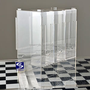 Distributeur de cartes en acrylique transparent personnalisé SYP pour <span class=keywords><strong>Pokémon</strong></span> TCG : Scarlet & Violet, distributeur en acrylique à 3 emplacements pour boosters protégés - Product Image 2