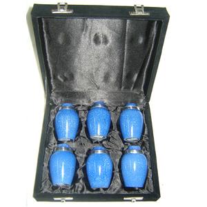 Metal Keepsakes Funeral <b>Memorial</b> Infant Ashes Urn With Velvet <b>Box</b> Exclusive Design Remarkable Casket - Product Image 2