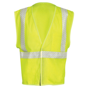 Chaleco DE SEGURIDAD reflectante de 100% poliéster unisex, ligero, de alta visibilidad, resistente al agua, multiseguridad para todos los tamaños - Product Image 5