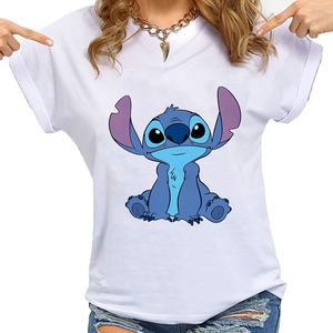 Camiseta de manga corta para mujer, camiseta personalizada con estampado, 180 GSM, gran tamaño, venta al por mayor, informal, calidad orientada a la exportación - Product Image 1