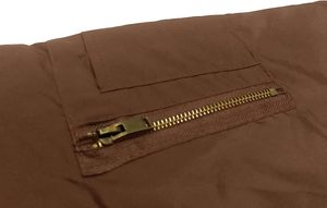 Blouson bombardier en polyester 100% à fermeture éclair solide vintage pour hommes de qualité supérieure grande taille logo personnalisé broderie sur pied en toile respirante - Product Image 6