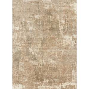 Tapis en laine noué à la main Uvenuti Gold AKWL-13025, grand rectangle abstrait pour la maison, le salon, le couloir, technique de tissage plat, viscose - Product Image 1