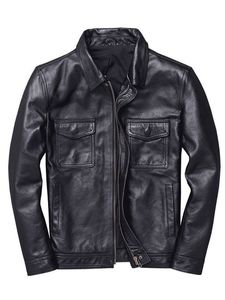 Chaquetas de cuero genuino de alta calidad: un elemento básico de moda clásico Durabilidad atemporal Elegancia elegante Moda Mate Brillante - Product Image 3