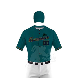 Uniforme de béisbol transpirable personalizado establece 100% poliéster equipo desgaste OEM servicio nueva llegada - Product Image 6