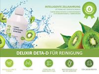 DeLixir Deta-D (Détox) par Deta Elis Détoxification douce au goût de kiwi 500 ml pour soutenir la fonction du foie et de la vésicule biliaire