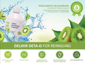 DeLixir Deta-D (Detox) de Deta Elis Desintoxicación suave con sabor a kiwi - Product Image 2