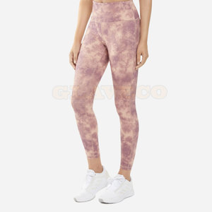 Leggings de yoga pour femmes les plus vendus, design de logo personnalisé, spandex/polyester de haute qualité, respirant, séchage rapide, taille élastique - Product Image 5