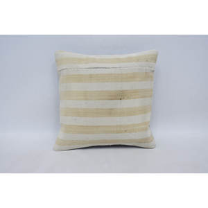 Ikat หมอนขนสัตว์เย็บปะติดปะต่อกันลายละเอียด14x14นิ้วตกแต่งหรูหราเน้นสำหรับห้องนั่งเล่นโซฟาทอเทคนิควินเทจ - Product Image 1