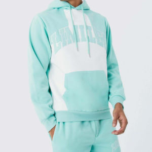 Meilleur Sweat à capuche unisexe en coton biologique Ensemble de survêtement pour hommes avec imprimé personnalisé Joggers à capuche pour l'hiver - Product Image 2