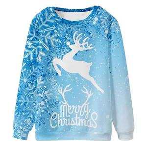 Wholesale <b>Christmas</b> Graphic High Quality Fashion Oversized Cotton Wash Sweatshirt hoodies Long Sleeve Made in Pakistan - Product Image 6