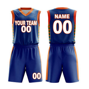 Uniforme de basket-ball à la mode élégant confortable personnalisé maillot d'équipe Shorts Durable respirant vêtements d'entraînement en gros - Product Image 1