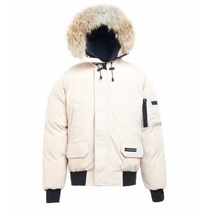 Veste matelassée en nylon de haute qualité pour homme, modèle d'hiver personnalisable, col montant, logo frontal, respirante, séchage rapide, pour l'extérieur - Product Image 1