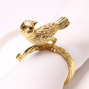 แหวนรองผ้าเช็ดปากโลหะตกแต่งสำหรับงานแต่งงานสุดหรู-ของตกแต่งโต๊ะอาหารที่เป็นมิตรกับสิ่งแวดล้อม - Product Image 6