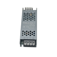 Série Q 110V-220V Transformateur LED AC DC étanche à sortie unique pour éclairage public, boîtier en aluminium, 12V 24V 36V 48V 50W 60W, garantie 3 ans