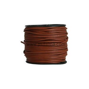 Cordón de cuero redondo personalizado al por mayor disponible a precio de fábrica - Product Image 3