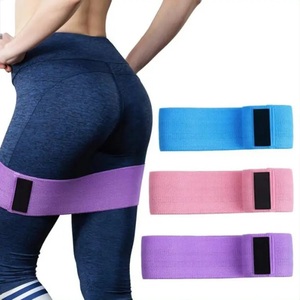 GAF Logo personnalisé Gym Fitness Glute Yoga Bandes de résistance Stretch Hip Circle Printed Fabric Booty Band Bandes en caoutchouc - Product Image 2