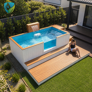 Piscina Commerciale Fuori Terra in Vetroresina 40ft per Hotel e Resort, Collezione Infinity Horizon in FRP, Grande Capacità - Product Image 3
