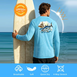 Camisetas de Pesca Personalizadas Más Vendidas, Ligeras, en Oferta, para Uso en Exteriores - Product Image 3
