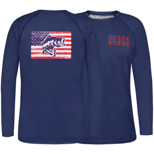 <b>Moisture</b> <b>Wicking</b> UPF 50 Fishing <b>Shirts</b> Hot Sales Customized Sublimation Printing Long Sleeve Recycled Fishing Wear - Product Image 4