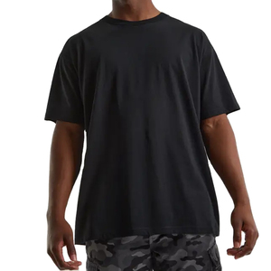 Camisetas Extra Grandes para Hombre al por Mayor, 300 g/m², con Logotipo Personalizado, 100% Algodón, Cuello Redondo, Manga Corta, Secado Rápido - Product Image 1