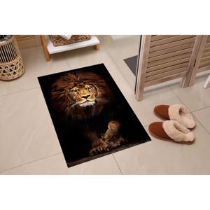 Alfombra Estampada - Alfombras de Leones, Alfombra para Cuarto de Hombre, Alfombras de Vida Silvestre, Alfombras de Animales, Alfombra de Chenilla - Product Image 1