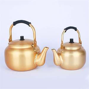 Utensilios de cocina de diseño único para servir té, teteras de cobre 100% para mesa de diseñador con fines razonables de la India a los mejores precios - Product Image 2