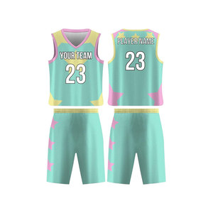 Ensemble de maillots d'entraînement Logo personnalisé Vente en gros Uniforme de basket-ball Offre Spéciale respirant - Product Image 3