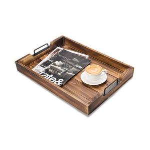 Elegante bandeja para servir de madera para una utilidad elegante, desde el desayuno en la cama hasta la organización de entradas o encimeras. - Product Image 1