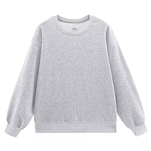 Jersey con cuello redondo de alta calidad para mujer, sudadera de lana de algodón 100% para mujer, sudadera de lana de invierno - Product Image 6