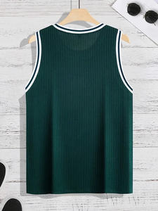 Best Design Summer Sport Wear Gym Stringer Lightweight Fitness Training <b>Vest</b> <b>Slim</b> Fit Comfortable Weightlifting Singlet For Men - Product Image 4