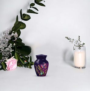 Purple Hummingbird <b>Urns</b> for Adult Ashes Burial <b>Urns</b> for Dad <b>Large</b> <b>Urn</b> for Male Female Funeral Ashes Men Women Custom SIze - Product Image 4