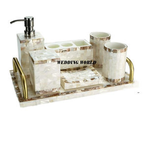 Ensemble de salle de bain de luxe Support de salle de bain design fait main de qualité supérieure Vente en gros Nouvel ensemble de salle de bain - Product Image 4