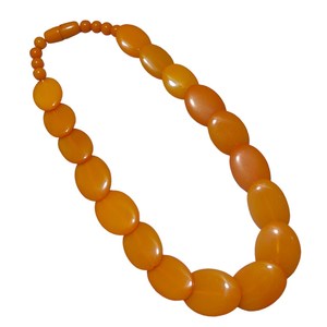 Trending Handmade Resin Necklaces Oval Beaded Premium Jewellery Women New Arrival Beaded Necklaces Trendy Jewellery for Sale - Product Image 2