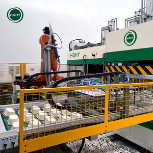 पूरी तरह से स्वचालित गन्ना बैगसे पल्प टेबलवेयर बनाने की मशीन | बायोडिग्रेडेबल कप, प्लेट, ट्रे और लंच बॉक्स उत्पादन लाइन - Product Image 1