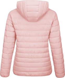 Women's Winter Warm Bubble Puffer <b>Jacket</b> Breathable Nylon Coats with Zipper Closure Printed Pattern <b>Crop</b> Style Women - Product Image 6