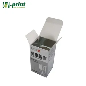 Cajas ranuradas plegables rectangulares personalizables, cartón laminado brillante reciclable, lámina de oro en relieve mate para supermercado - Product Image 3