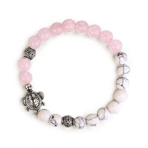 Genuine Quartz Animal-shaped Turtle <b>Healing</b> <b>Bracelet</b> - Product Image 1