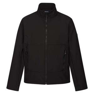 Veste d'hiver unisexe personnalisable avec logo, imperméable, coupe-vent, respirante, écologique, épaisse, en softshell, col montant, style décontracté, couleur unie - Product Image 3